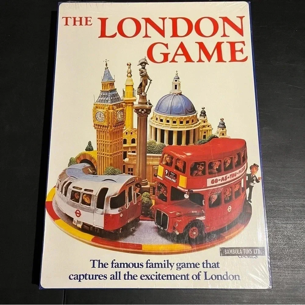 The London Game 1972 Bambola Toys Vintage Board Game New Sealed Seven Towns Ltd